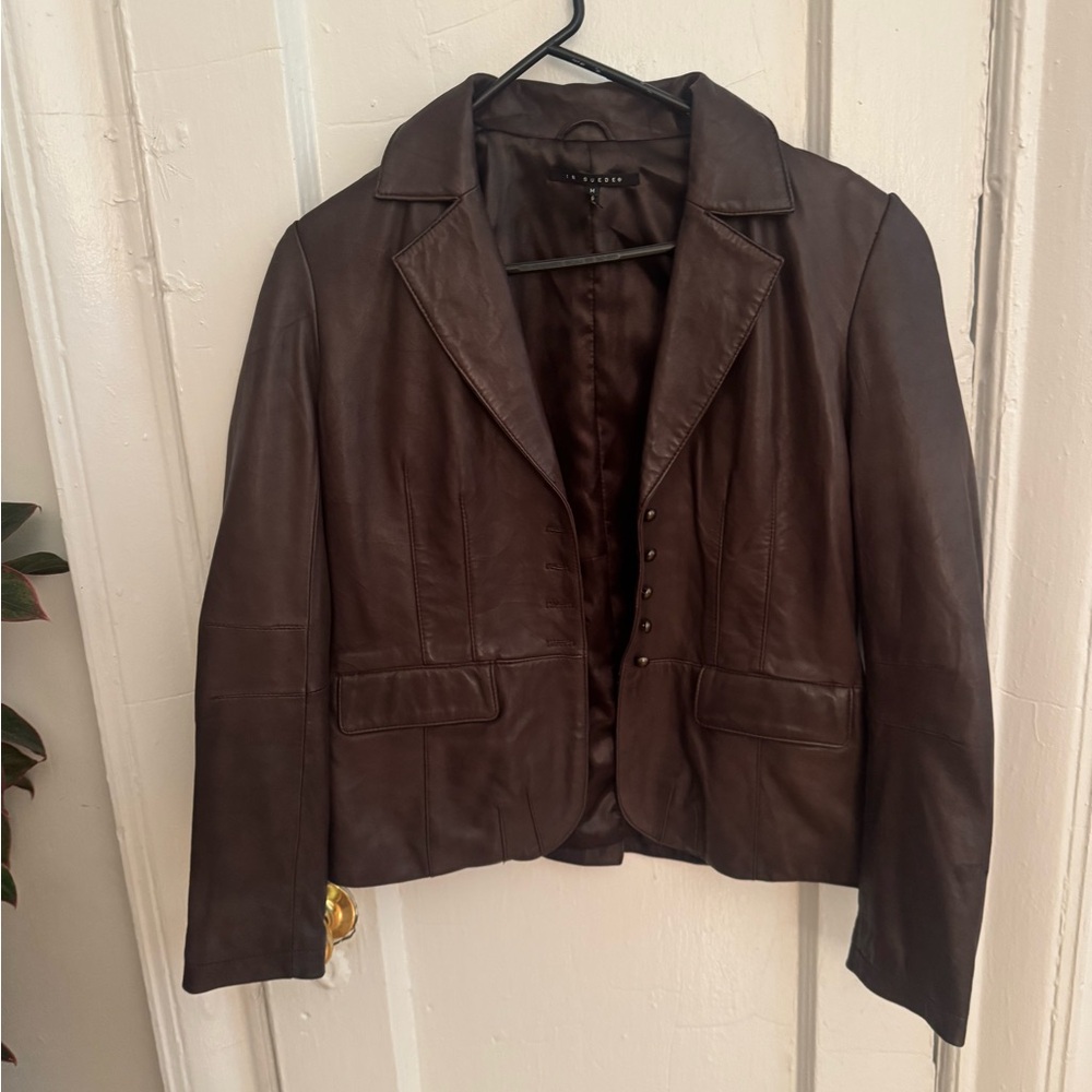 Brown Leather Women's Jacket
